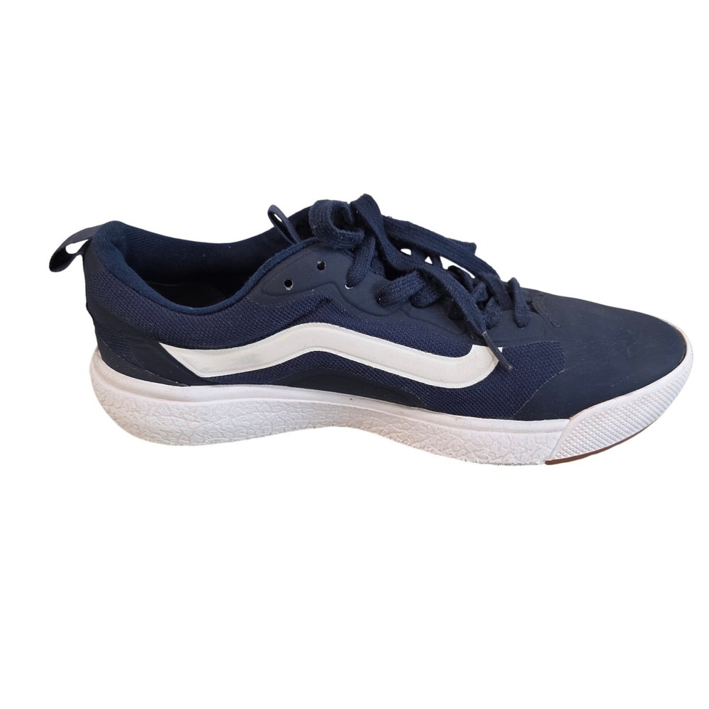 Vans Navy Blue Mesh UltraRange EXO Sneakers Women 9.5 Men 8 Low Top Athletic